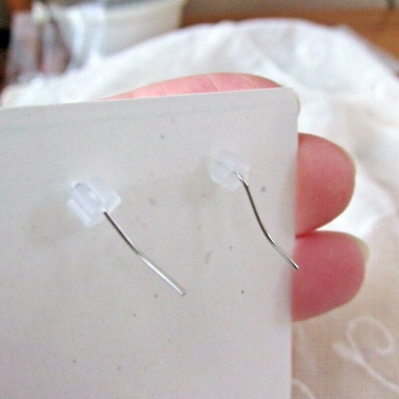 Barbed Wire & Motorcycle Charm Earrings on Life Is Good, Enjoy the Ride Card - Picture 4 of 4